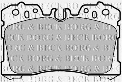 BORG & BECK bbp2127 -  Комплект тормозных колодок, дисковый тормоз